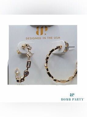 SOLD-  April 2026 Collection - The Noelle Hoop - ER17754